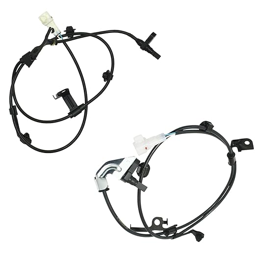 Set of 2 Front (Left+Right) ABS Wheel Speed Sensors Fit for 2009-2012 Toyota Yaris, 2009-2014 Scion xD, Replace OEM 89543-52120, 89542-52120, 10150