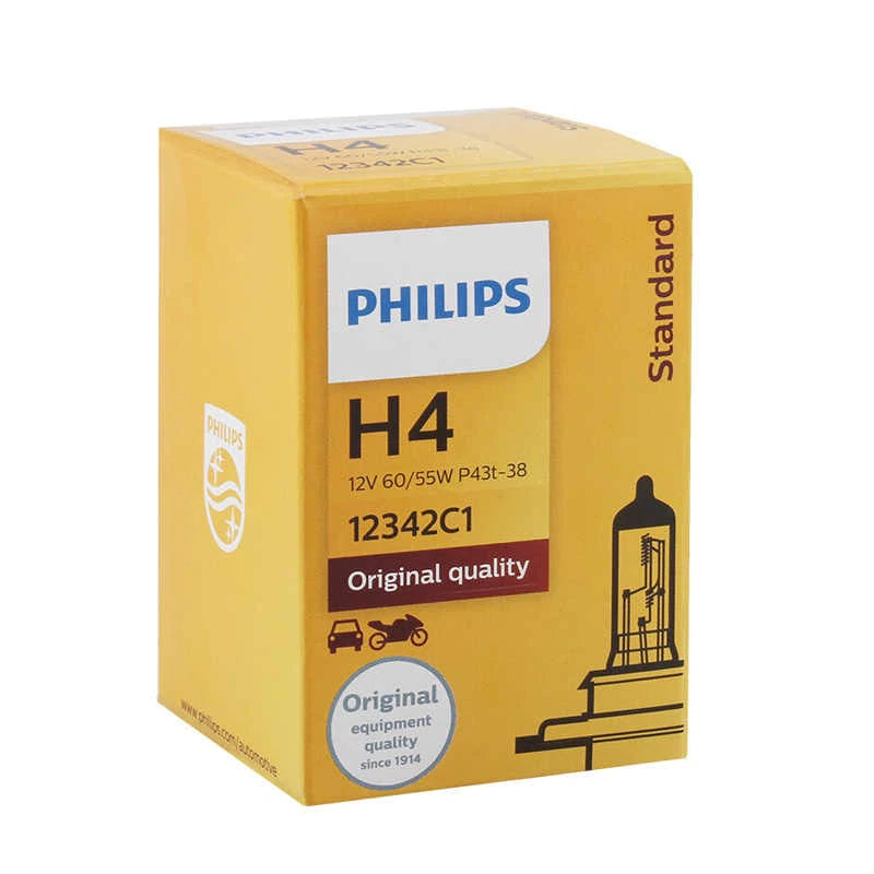 Philips H4 12342 12V 60/55W P43t-38